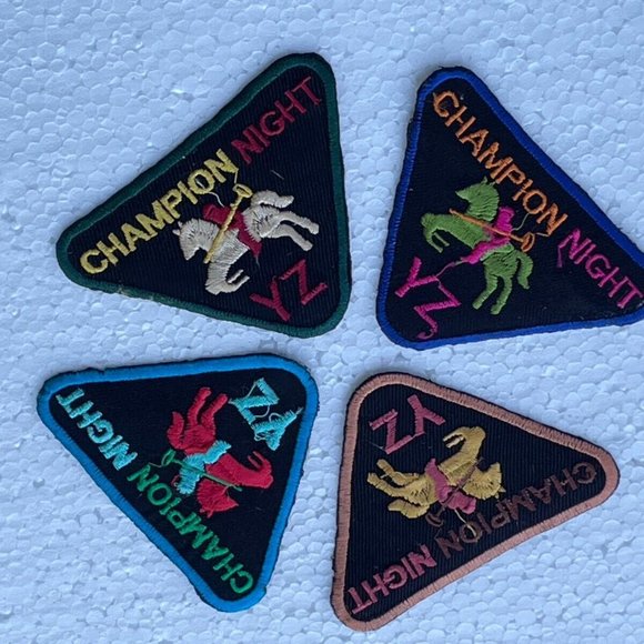 Lot of 4 Patches Iron On Embroidery Patches for Craft Art Clothes Jacket Jeans - Picture 6 of 9